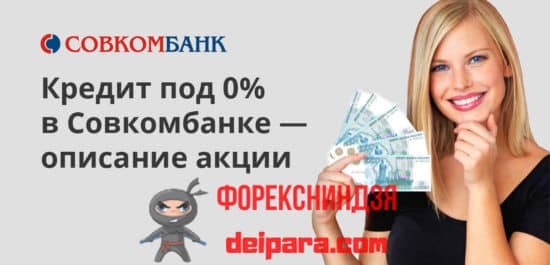 Обзор акции «Кредит по 0% в Совкомбанке»