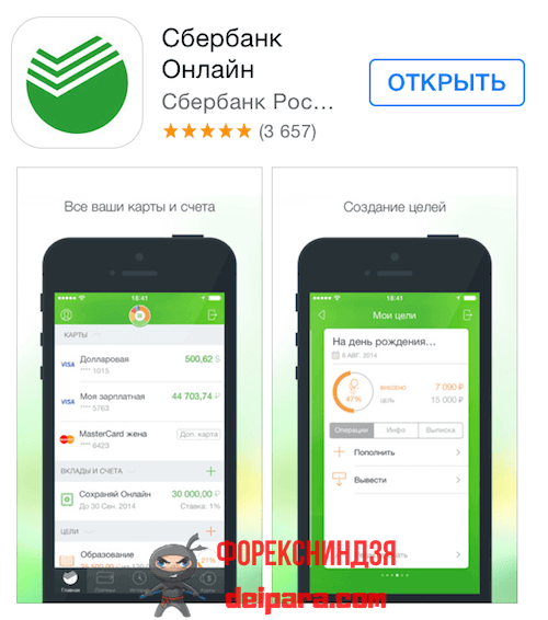 Мобильное приложение Сбербанка и регистрация в нём